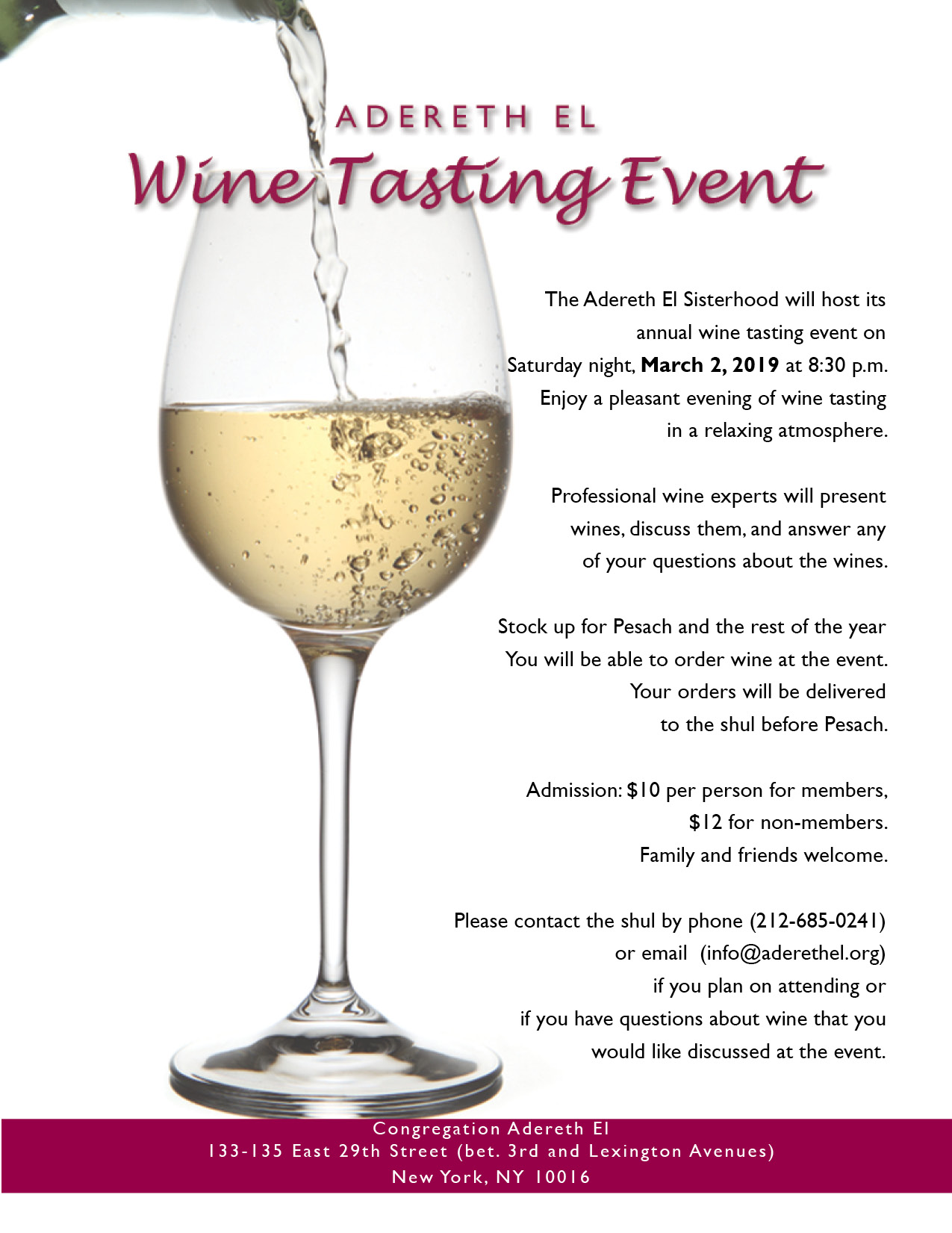 Wine tasting store events